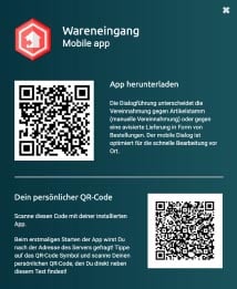 mobile app qr codes